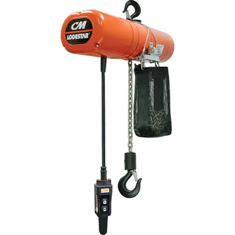 ColumbusMckinnonLodestarElectricChainHoists_10_Lift_4000lbs._2tons_Capacity_8FPM -close up view