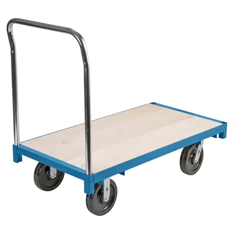 KletonHeavy-DutyPlatformTruck_96_Lx48_W_2500lbs.Capacity_NylonCasters-2Side View
