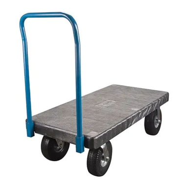 KletonPlasticPlatformTruck_60_Lx30_W_1000lbs.Cap._FlatFreeWheels-side view