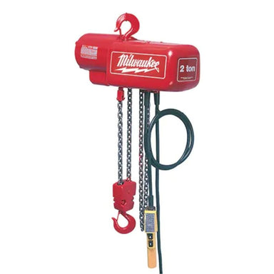 MilwaukeeElectricChainHoist_20_Lift_4000lbs._2tons_Capacity_8FPM- Detailed, full view