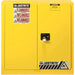 JustriteSure-GripEXFlammableSafetyCabinet_30gal._2Door_36Wx35Hx24D- Detailed, full front view