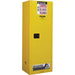 JustriteSure-GripEXSlimlineFlammableSafetyCabinet_22gal._1Door_23.25Wx65Hx18D- Detailed, front view
