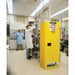 JustriteSure-GripEXSlimlineFlammableSafetyCabinet_22gal._1Door_23.25Wx65Hx18D_4-Cabinet installed in a laboratory