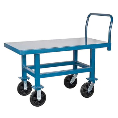 KletonElevatedPlatformTrucks_60Lx30W_2000lbs.Capacity_NylonCasters-Left Side View