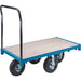 KletonHeavy-DutyPlatformTruck_72Lx36W_1200lbs.Capacity_PneumaticCasters-right side view