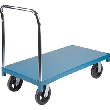 KletonHeavy-DutyPlatformTruck_96Lx48W_2000lbs.Capacity_RubberCasters-right side view