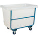 KletonTaperedWallBoxTruck_WhitePolyethylene_43Lx30Wx34H_16cu.ft.Volume_1000lbs.Capacity-front view
