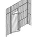 KletonWireMeshPartitionSwingDoorwithWicket_4_Wx7_H-open door view