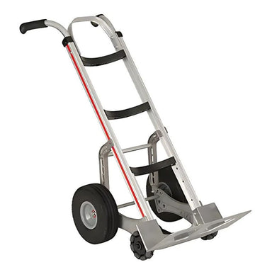 MaglinerSelf-StabilizingHandTruck_DualHandle_Aluminum_55_Height_500lbs.Capacity-front view