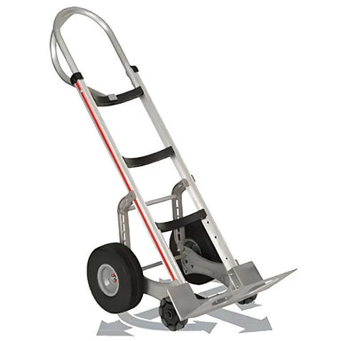 MaglinerSelf-StabilizingHandTruck_P-HandleHandle_Aluminum_55_Height_500lbs.Capacity-front view