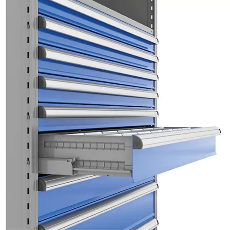 MetalwareInterlokIntegratedModularDrawerSystem-close up drawers