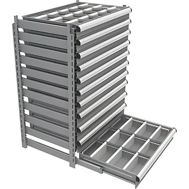 MetalwareInterlokIntegratedModularDrawerSystem-front side view