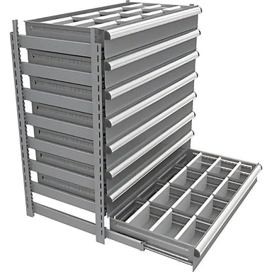 MetalwareInterlokIntegratedModularDrawerSystem-front side view
