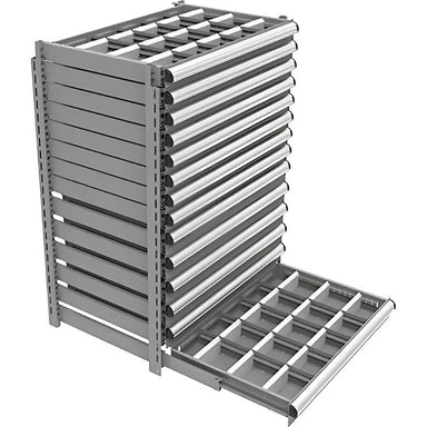 MetalwareInterlokIntegratedModularDrawerSystem-front side view 