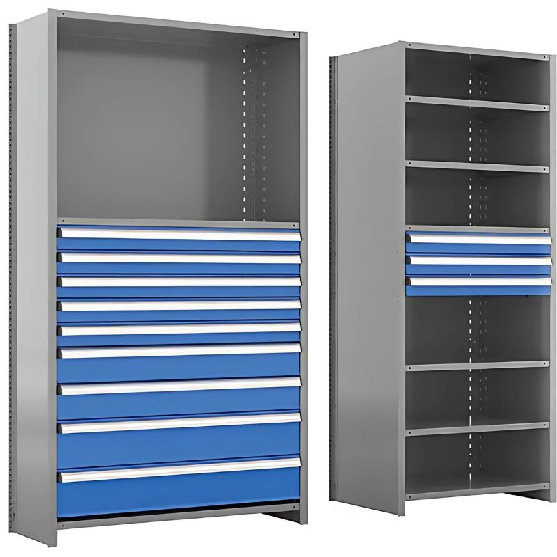 MetalwareInterlokIntegratedModularDrawerSystem-front view 2