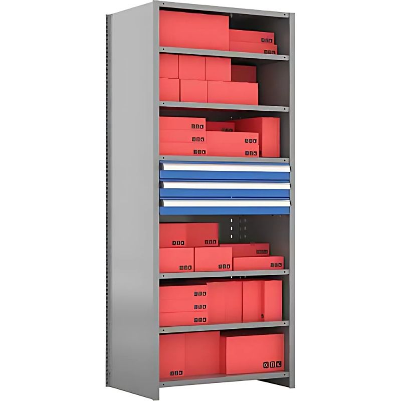 MetalwareInterlokIntegratedModularDrawerSystem-front view