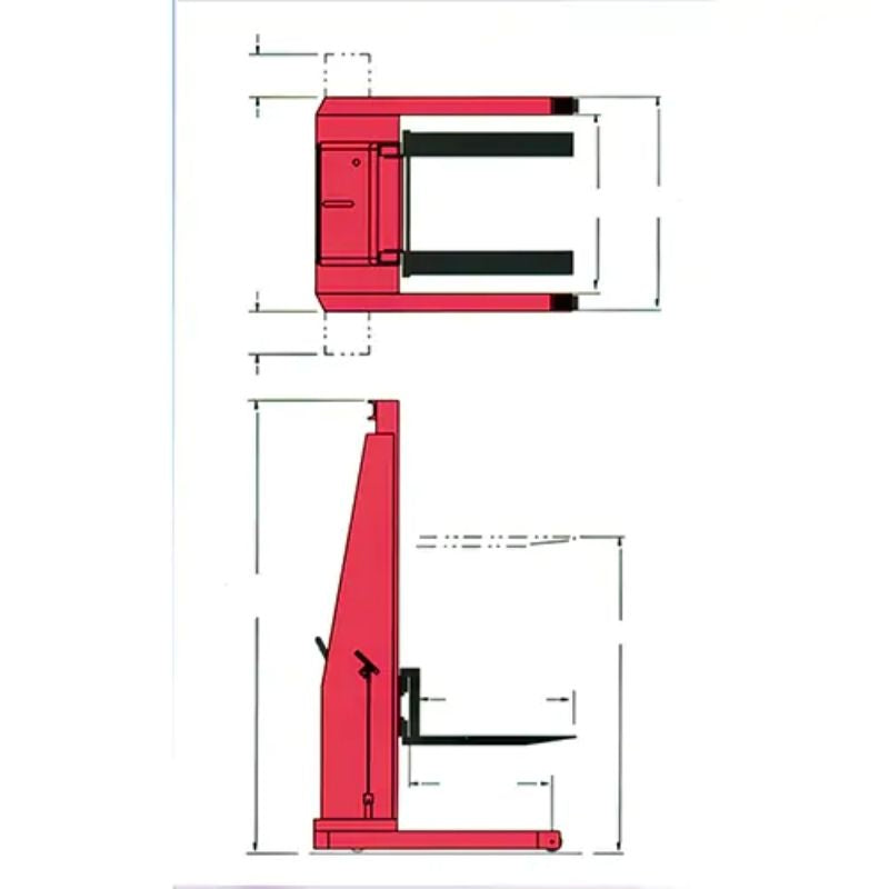 MobileIndustriesHydraulicStacker_ElectricOperated_1500lbs.Capacity_60MaxLift_1- detailed sketch 