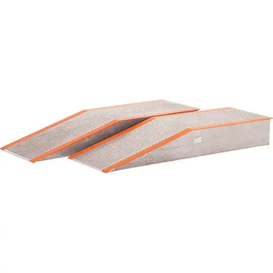 QualityRailingsAluminumWheelRisers-side view of wheel riser pairs