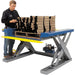 SouthworthHydraulicFloor-HeightScissorLiftTables_Steel_4000lbs.Capacity-man actively working with Lift Table