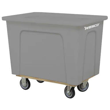 WescoBoxTruck_Polyethylene_42Lx30Wx36H_20cu.ft.Volume_600lbs.Capacity_1- Detailed  grey box truck side view