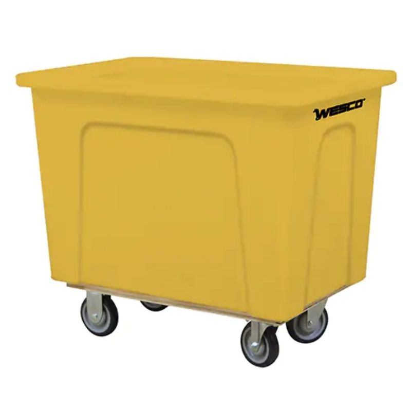 WescoBoxTruck_Polyethylene_42Lx30Wx36H_20cu.ft.Volume_600lbs.Capacity_3- Detailed yellow box truck side view