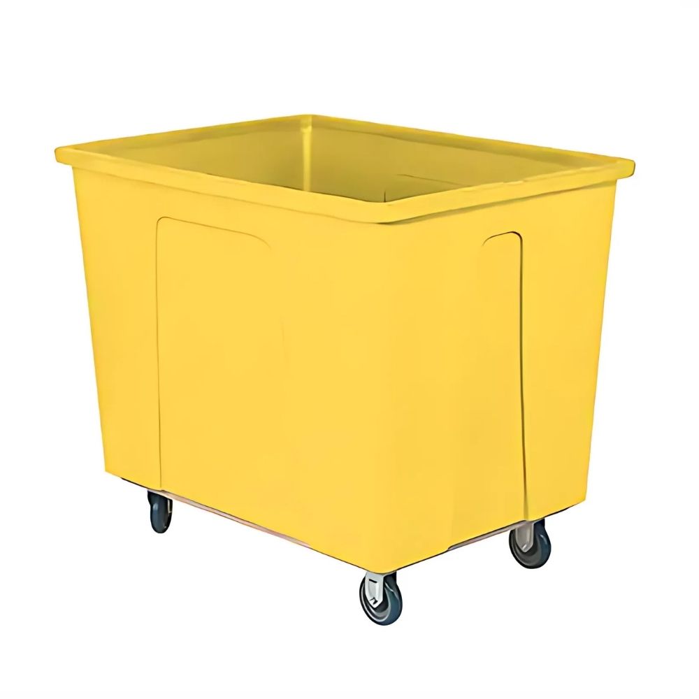 WescoBoxTruck_Polyethylene_46Lx34Wx40H_25cu.Ft.Volume_600lbs.Capacity_3- Detailed yellow box truck front view