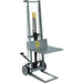 WescoHydraulicPlatformLiftStacker_FootPumpOperated_400lbs.Capacity_54MaxLift-Detailed, full view